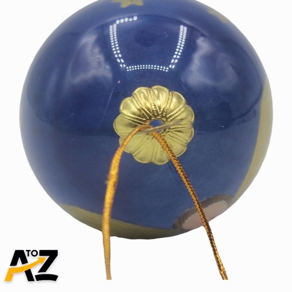 Pier 1 Li Bien Christmas Ornament 2000 Children of the World in Blue Velvet Box - Picture 5 of 10